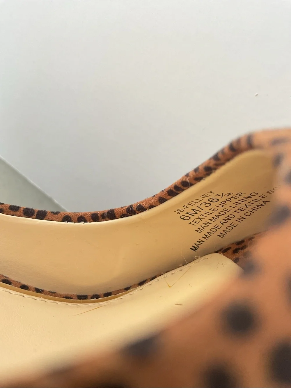 Jessica Simpson Leopard Print Peep Toe Platform Heels Women’s Size 6